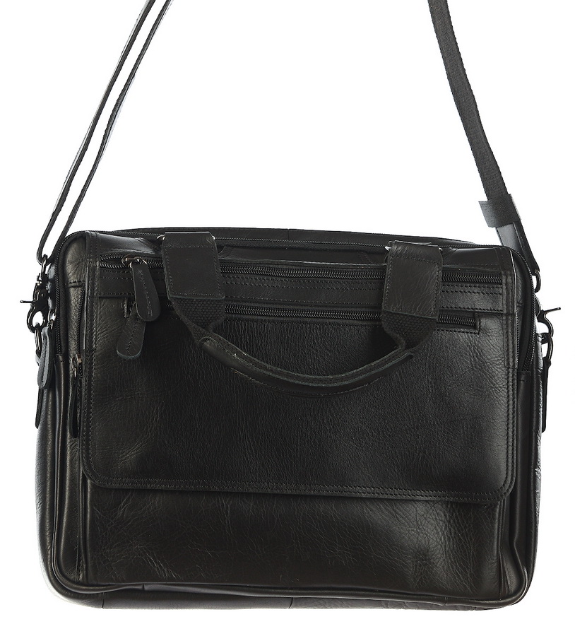 мужской портфель натуральная кожа famous men