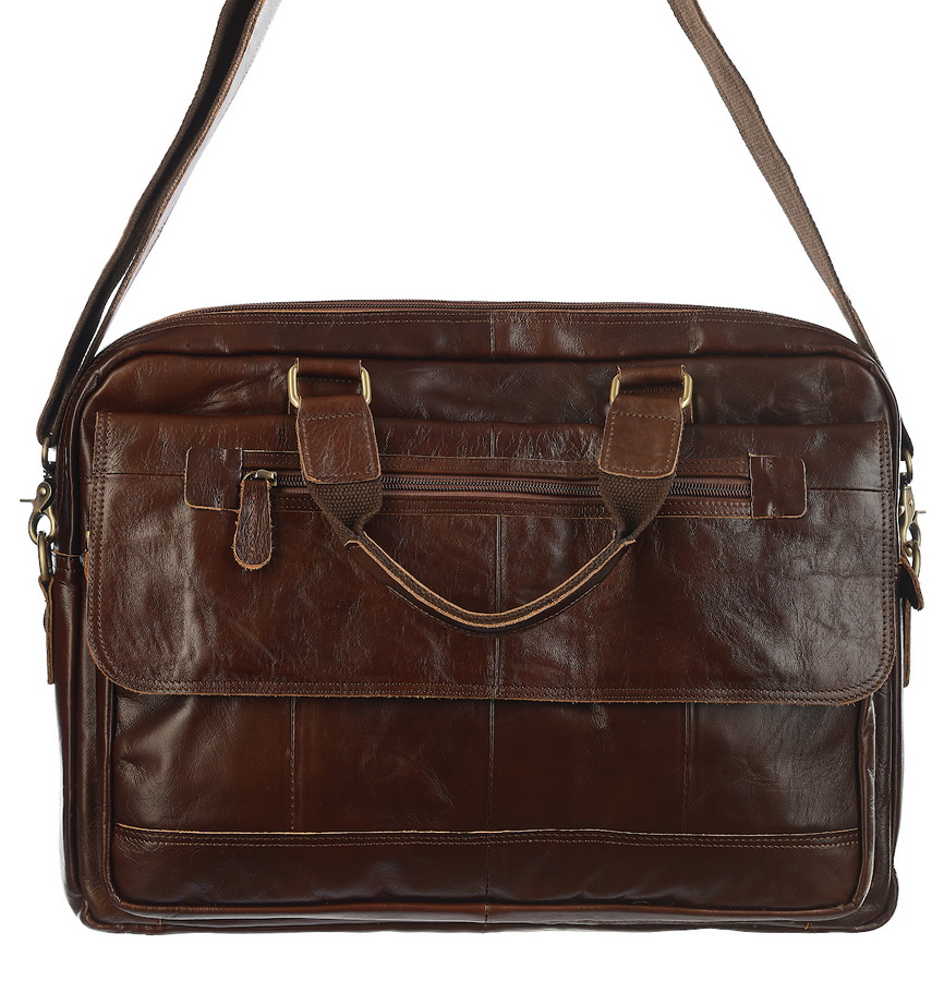 мужской портфель натуральная кожа famous men