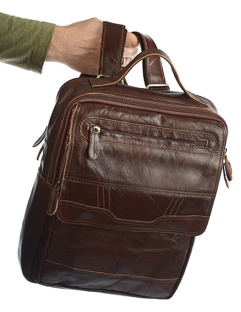 рюкзак натуральная кожа famous men