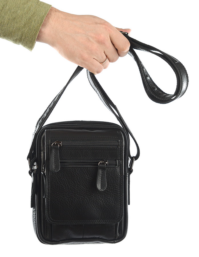 мужская сумка натуральная кожа famous men