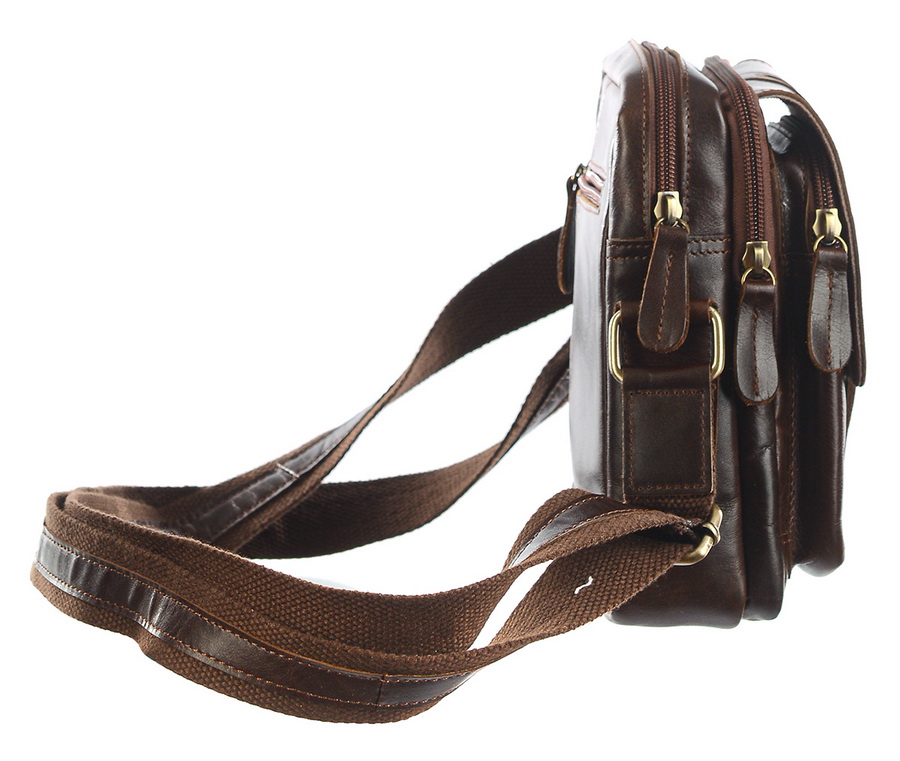 мужская сумка натуральная кожа famous men