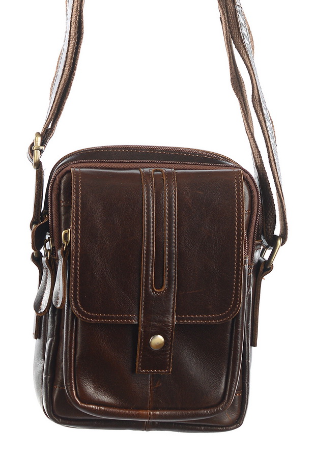 мужская сумка натуральная кожа famous men