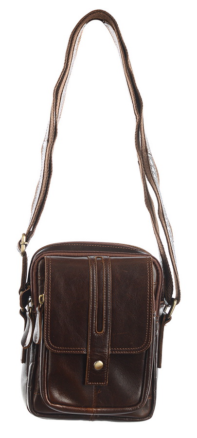 мужская сумка натуральная кожа famous men