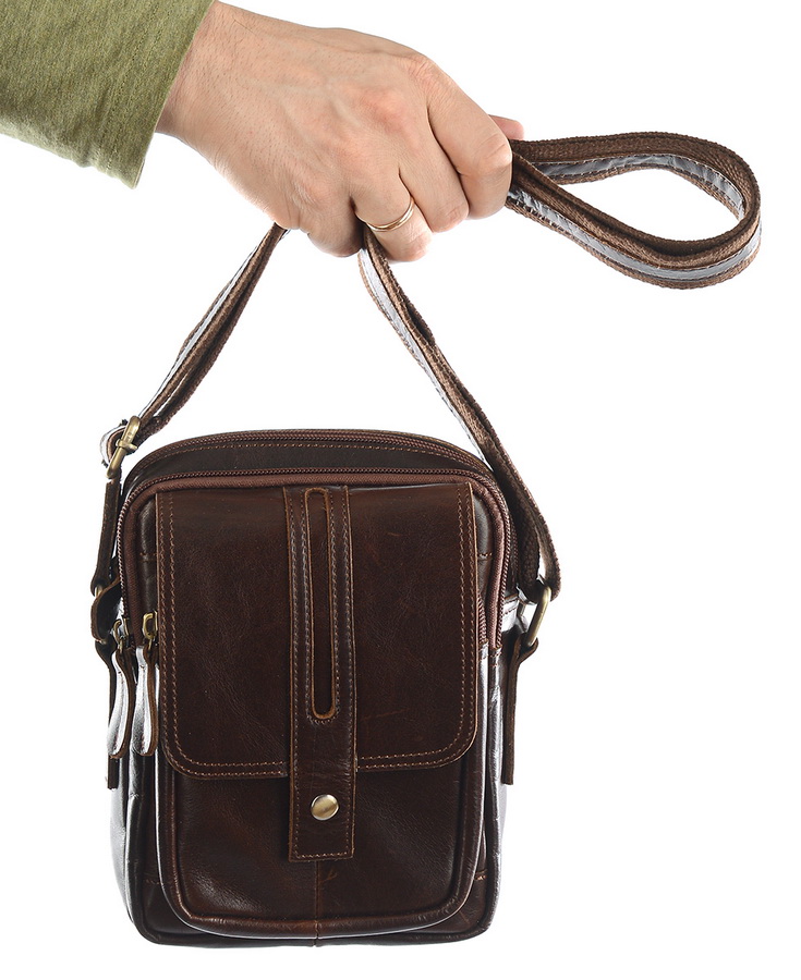 мужская сумка натуральная кожа famous men