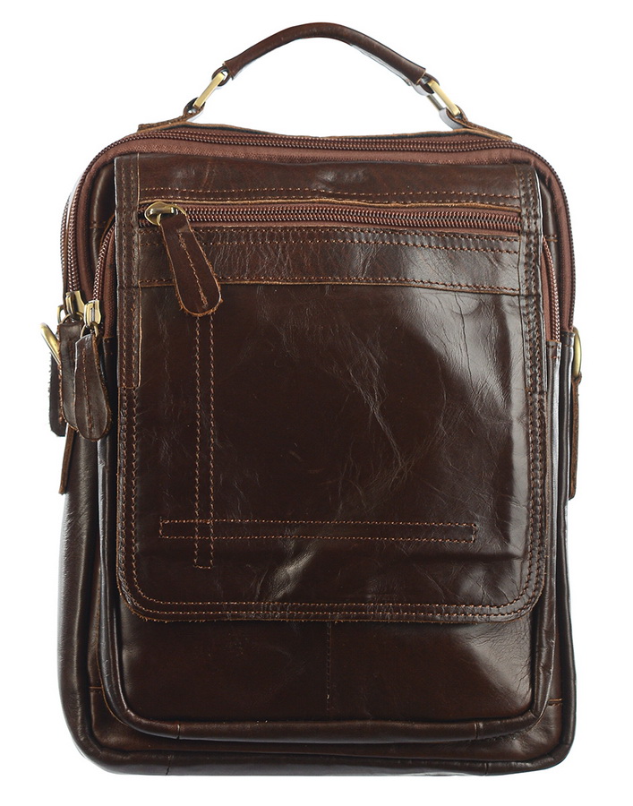 мужская сумка натуральная кожа famous men