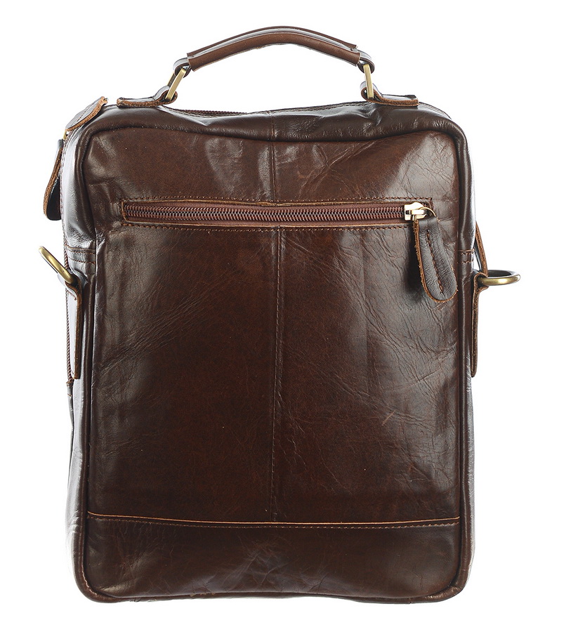 мужская сумка натуральная кожа famous men