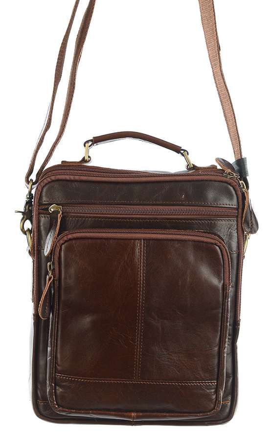 мужская сумка натуральная кожа famous men