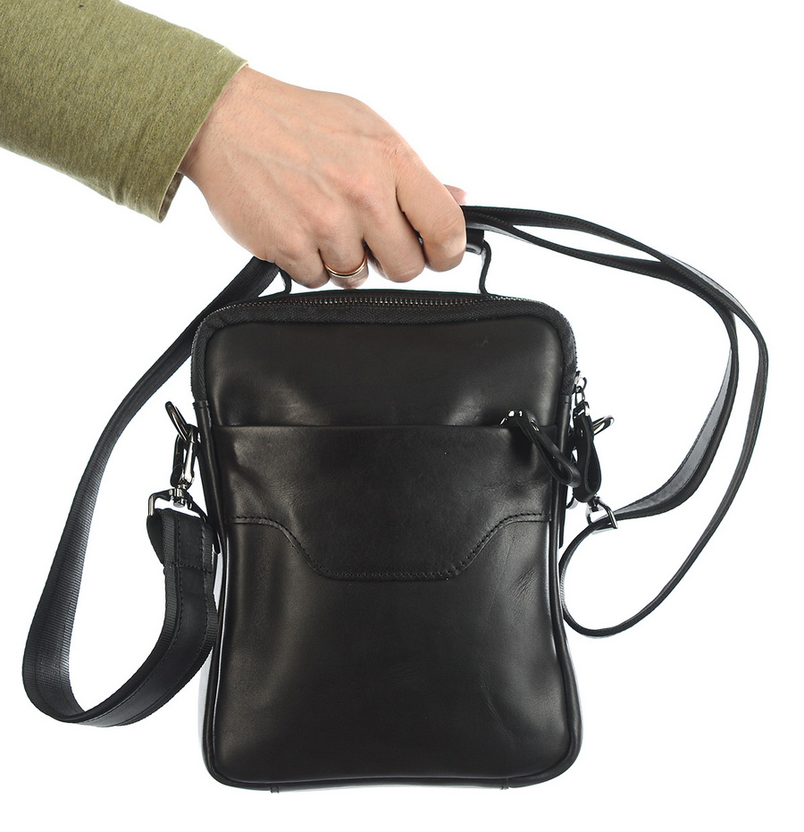 мужская сумка натуральная кожа farirun