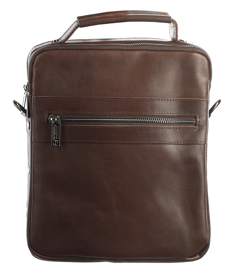 мужская сумка натуральная кожа farirun