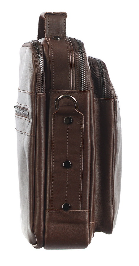 мужская сумка натуральная кожа farirun