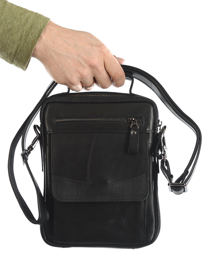 мужская сумка натуральная кожа farirun