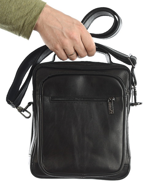 мужская сумка натуральная кожа farirun