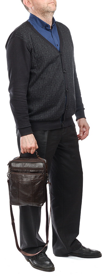 мужская сумка натуральная кожа zhenhuc