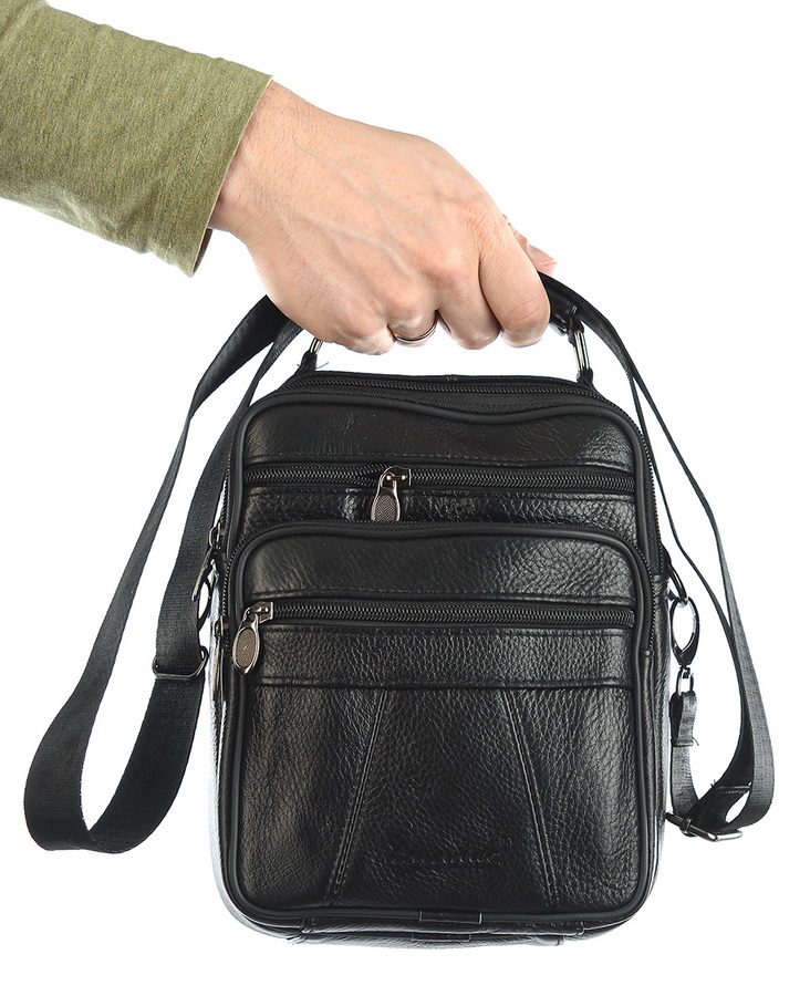 мужская сумка натуральная кожа zhenhuc