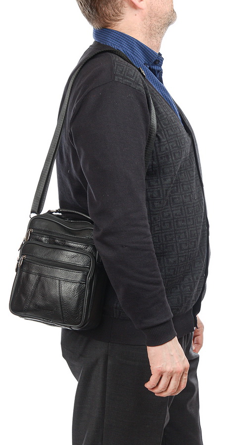 мужская сумка натуральная кожа zhenhuc