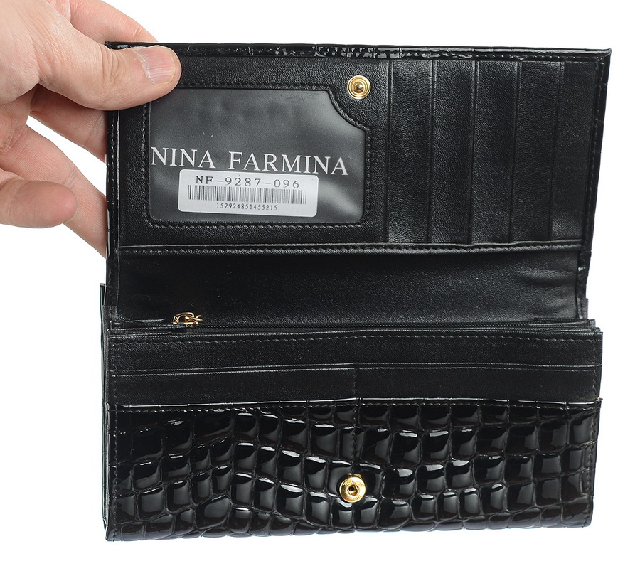 женский кошелек натуральная кожа  farmina россия