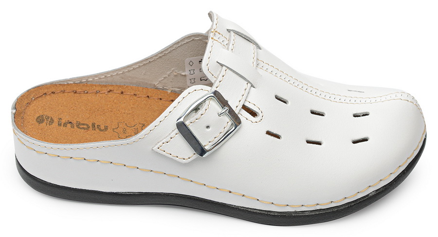 женские сабо натуральная кожа inblu