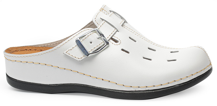 женские сабо натуральная кожа inblu