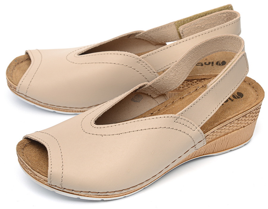 женские босоножки натуральная кожа inblu