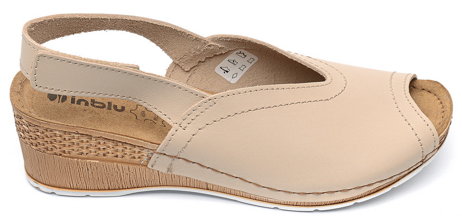 женские босоножки натуральная кожа inblu