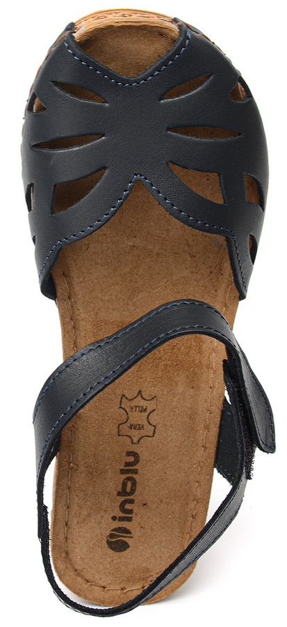 женские босоножки натуральная кожа inblu