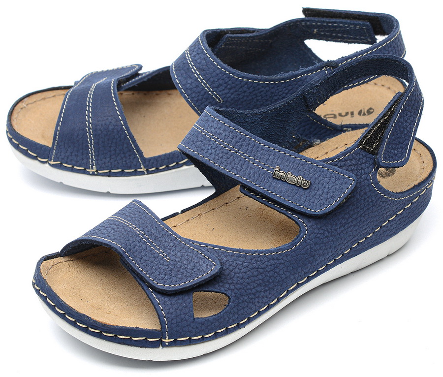 женские босоножки натуральная кожа inblu