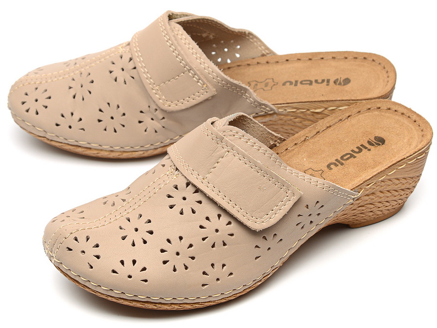 женские босоножки натуральная кожа inblu