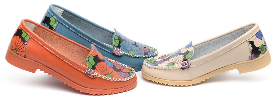 женские мокасины натуральная кожа binifoot/bnf тайвань