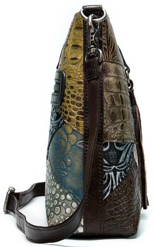 женская сумка натуральная кожа  kikilok корея