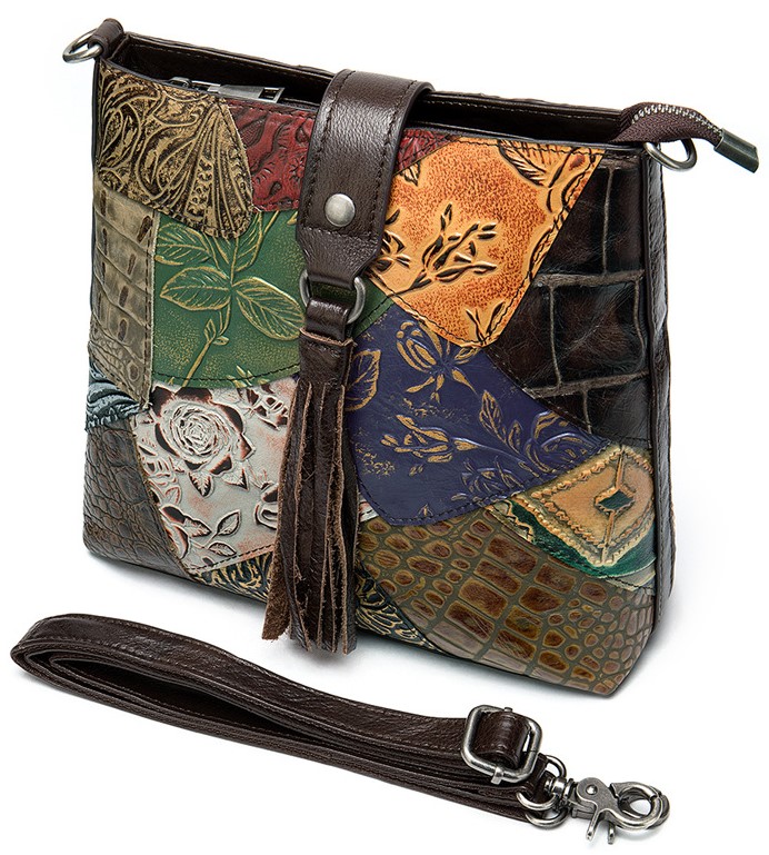 женская сумка натуральная кожа  kikilok корея