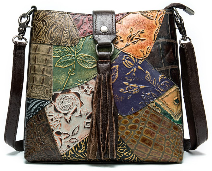 женская сумка натуральная кожа  kikilok корея