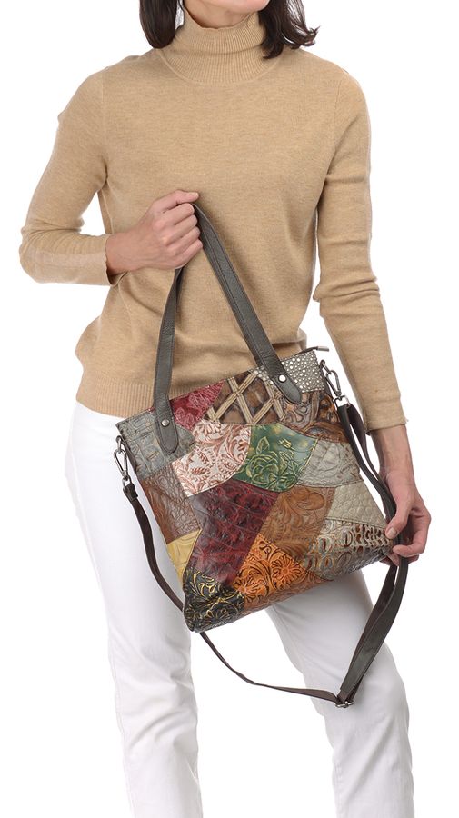 женская сумка натуральная кожа  kiki lok корея