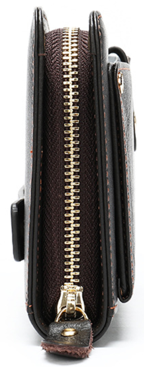 мужской кошелек-барсетка натуральная кожа 