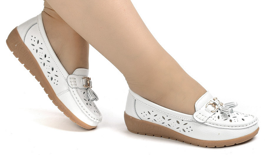 женские мокасины натуральная кожа binifoot/bnf тайвань