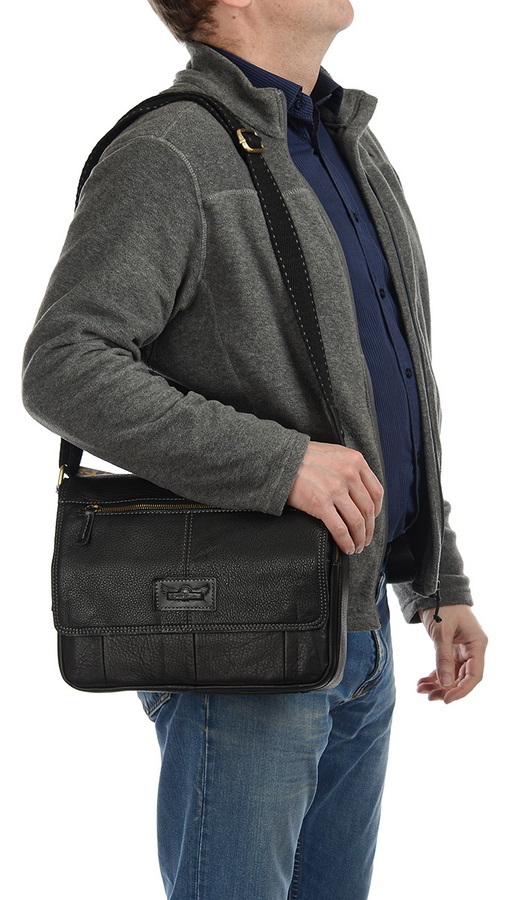 мужской портфель натуральная кожа ruff ryder