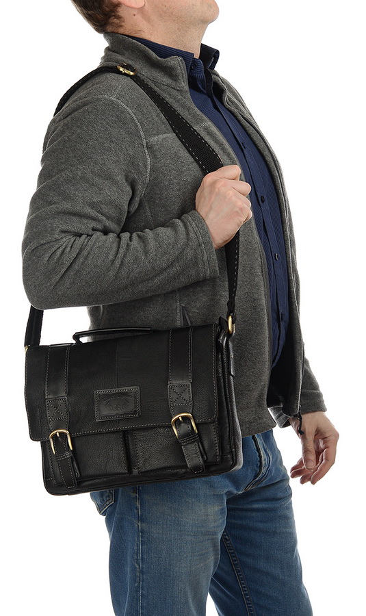 мужской портфель натуральная кожа ruff ryder