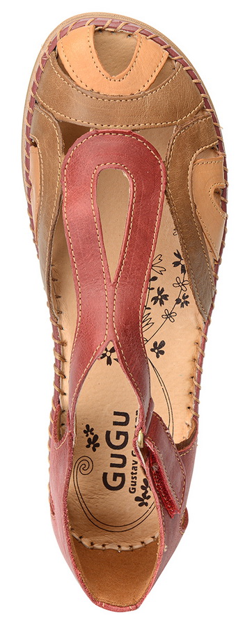 женские босоножки натуральная кожа gugu германия