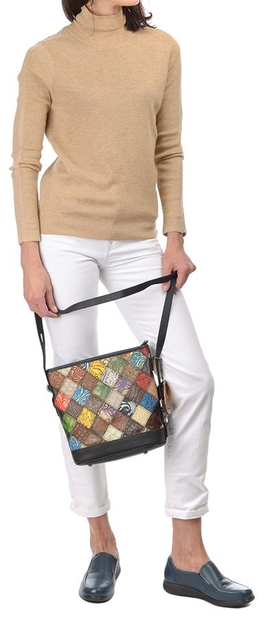 женская сумка натуральная кожа  kikilok корея