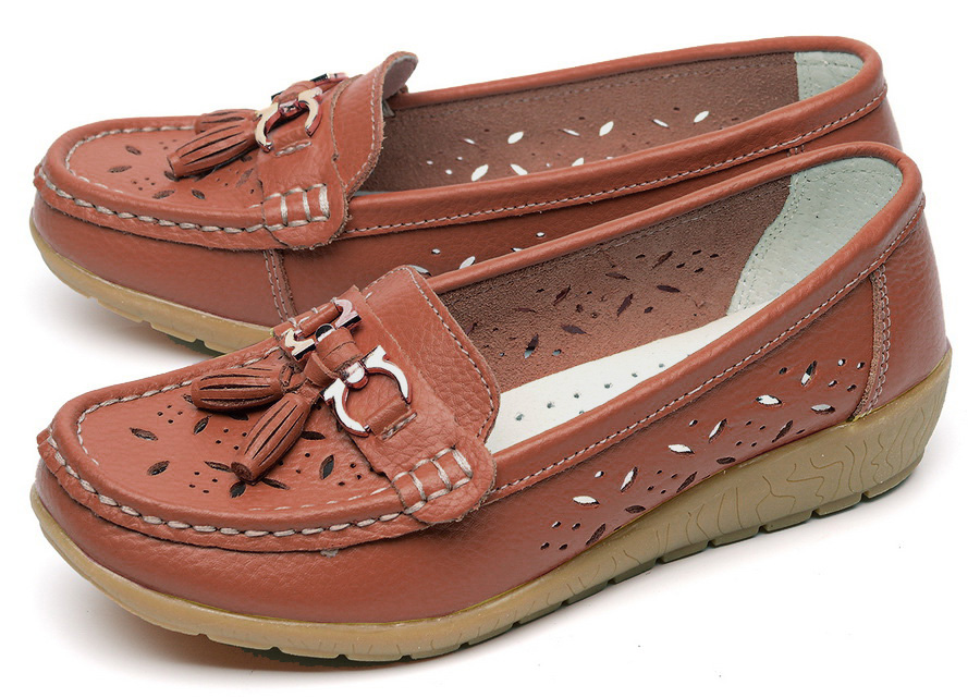 женские мокасины натуральная кожа binifoot/bnf тайвань