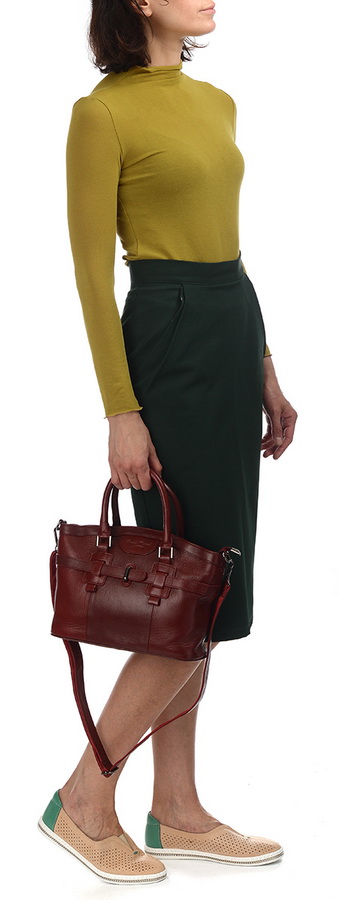 женская сумка натуральная кожа  iroo bag's  гонконг