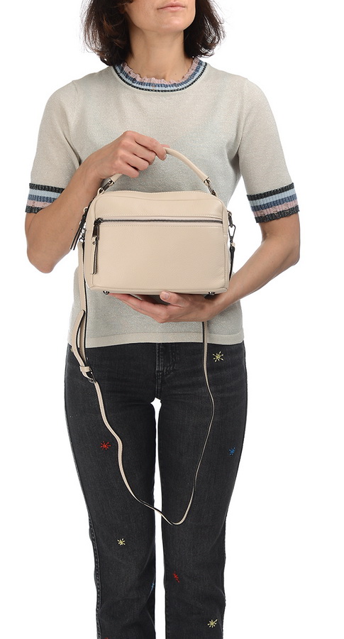 женская сумка натуральная кожа kiki lok корея