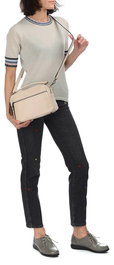 женская сумка натуральная кожа kiki lok корея