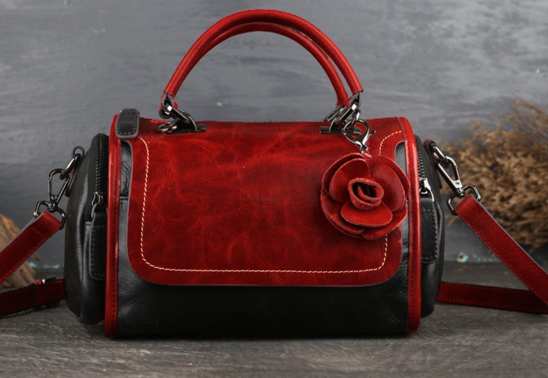 женская сумка натуральная кожа  корея