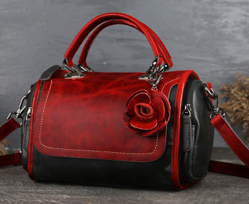 женская сумка натуральная кожа  корея