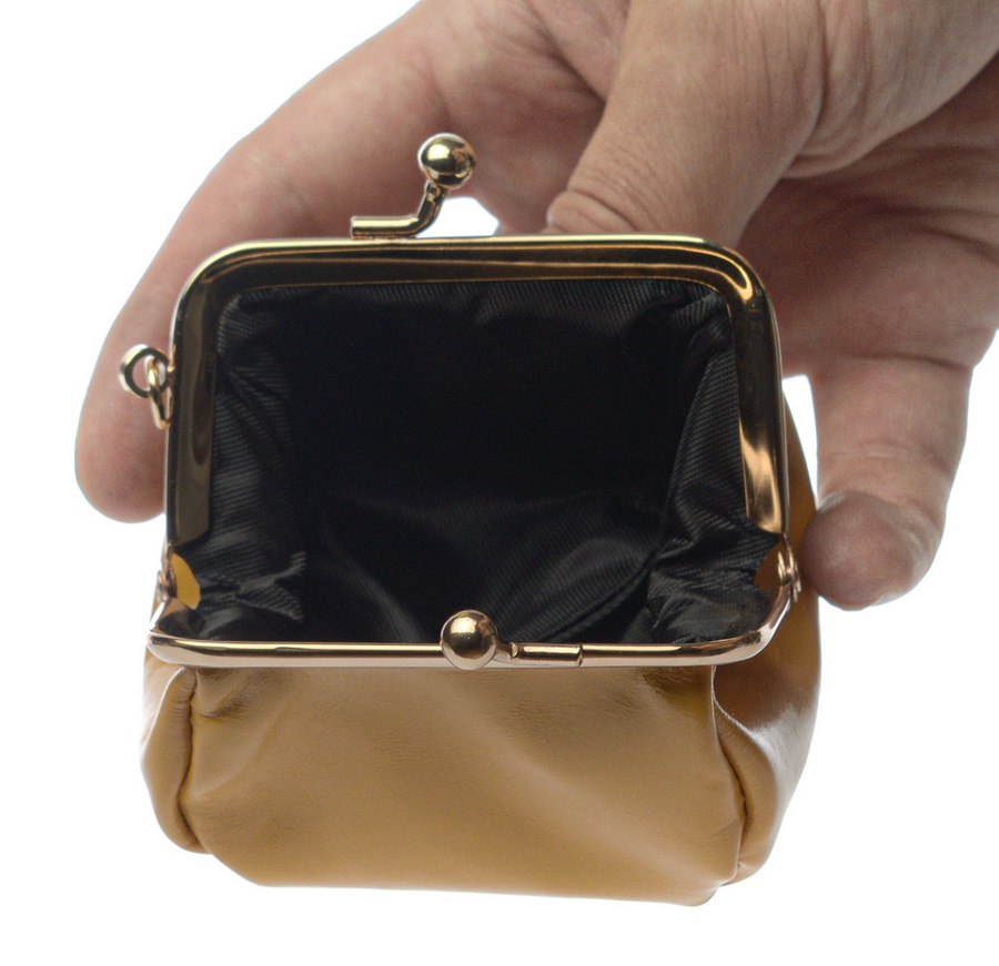 женский кошелек - мини-сумочка для мелочи натуральная кожа тайвань