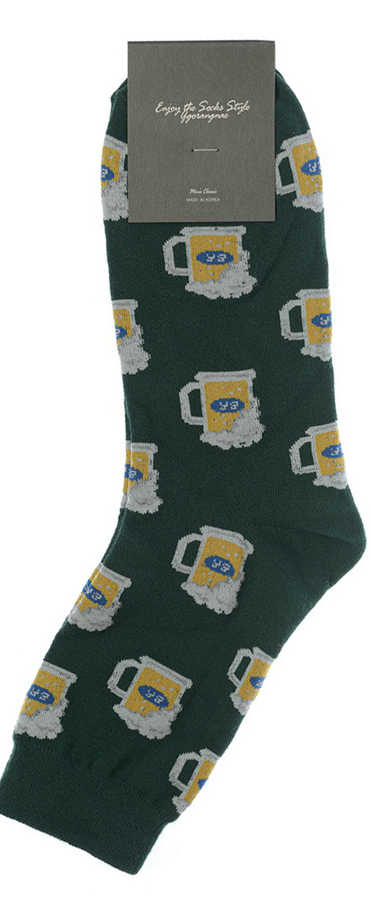 мужские носки полоски цветные корея