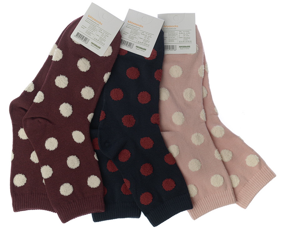 носки женские горох kikiyasocks корея