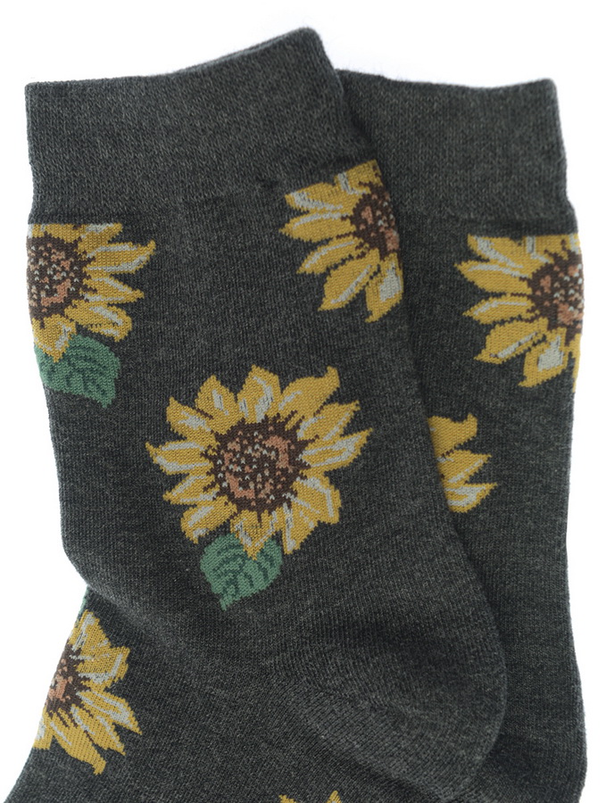 носки женские подсолнухи корея