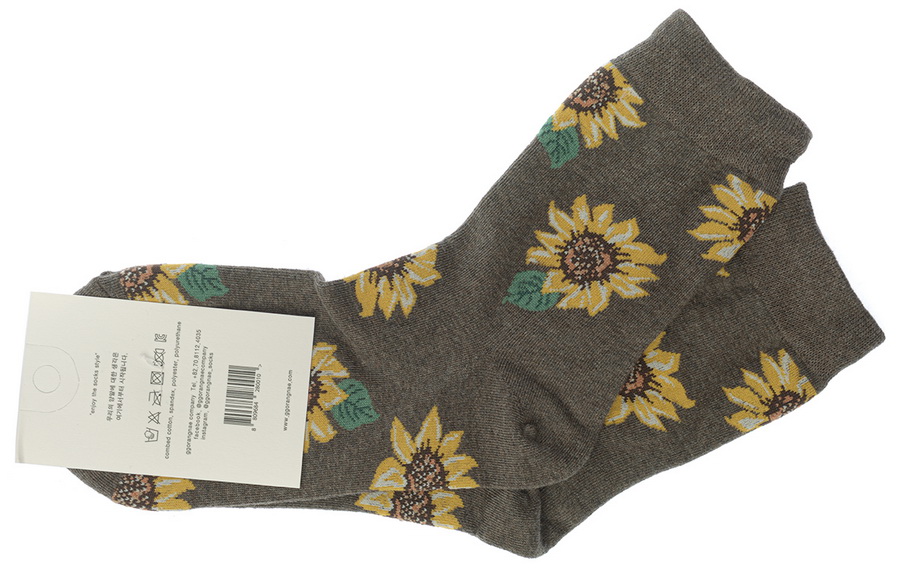 носки женские подсолнухи корея