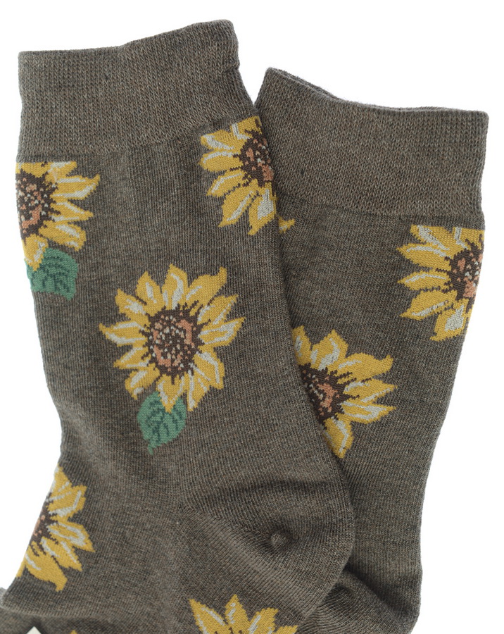 носки женские подсолнухи корея